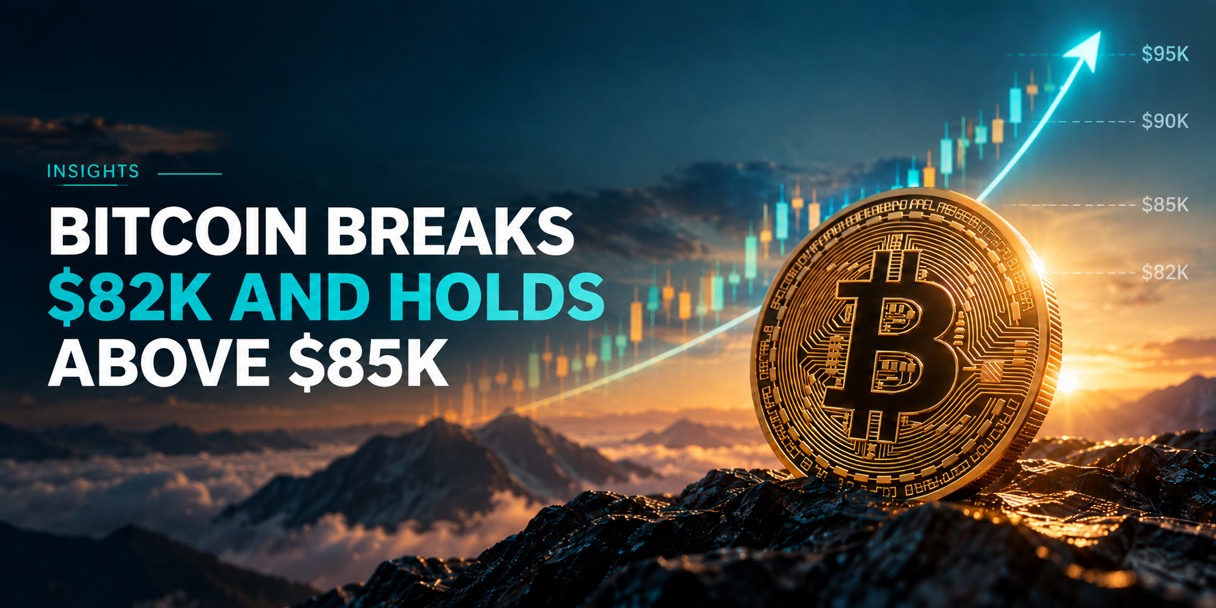 Bitcoin Breaks $82K and Holds Above $85K: Bullish Technical Analysis Points to $90K–$95K
